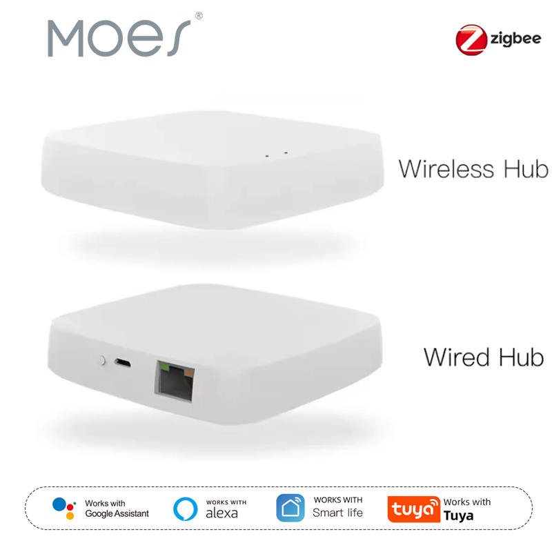 Smart Home Hub Matter - Moes Tuya ZigBee 3.0 Smart Gateway