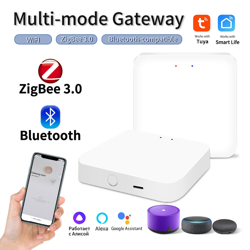 Smart Home Bridge - Tuya Smart Multi-Mode Gateway ZigBee Wi-Fi
