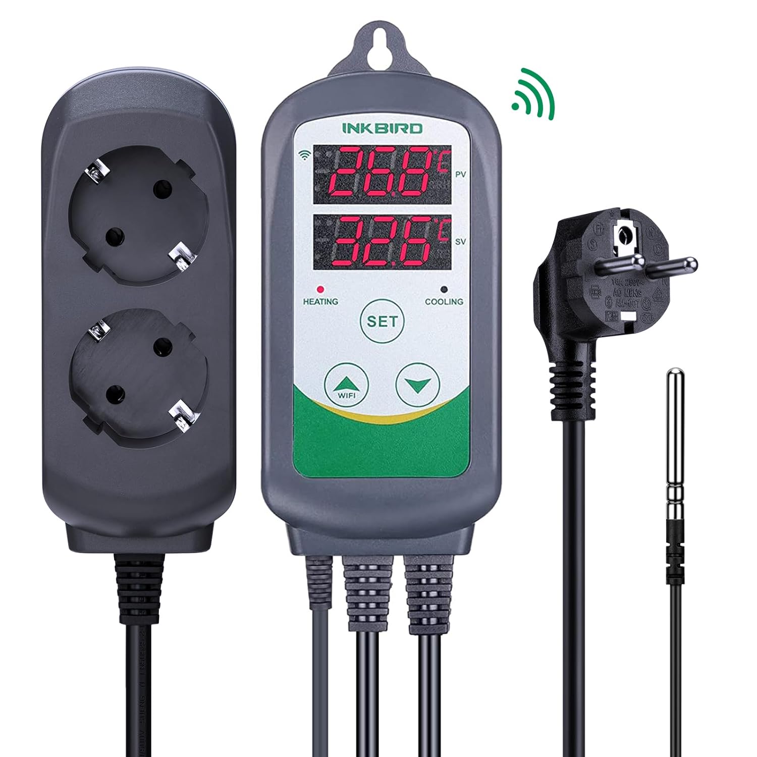 Smart Home Thermostat - INKBIRD ITC-308-WiFi Digital Temperature Controller 220V