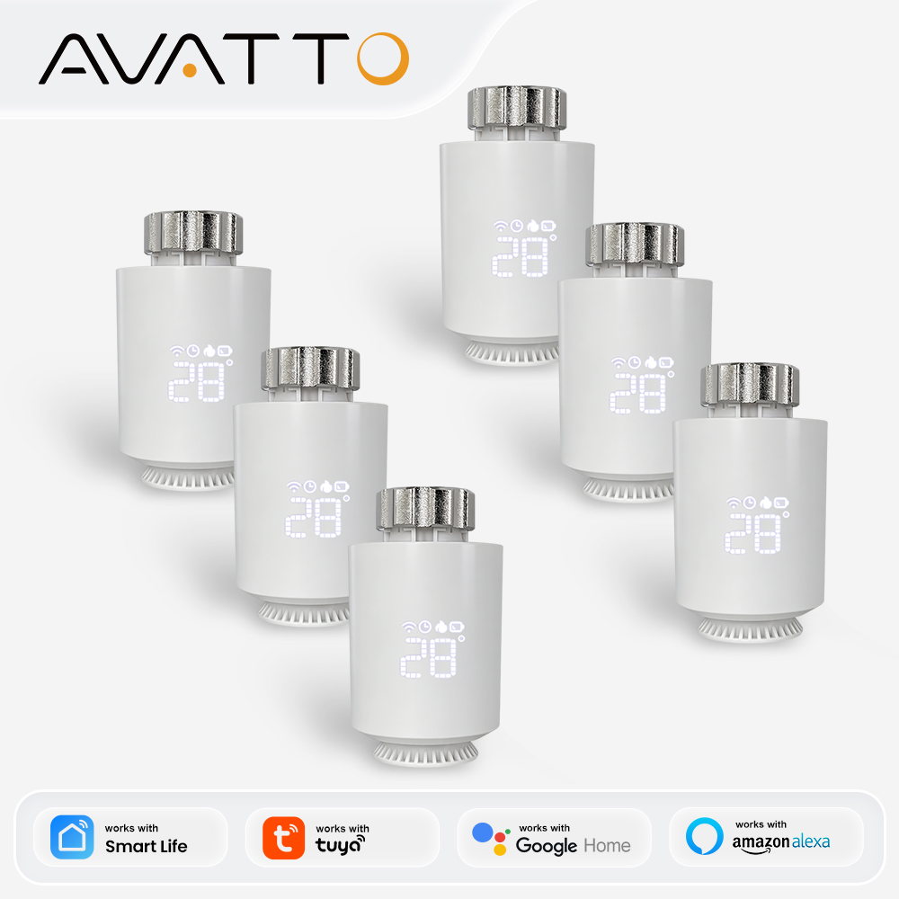 Smart Home Thermostat - AVATTO ZigBee Thermostat Radiator Actuator Smart