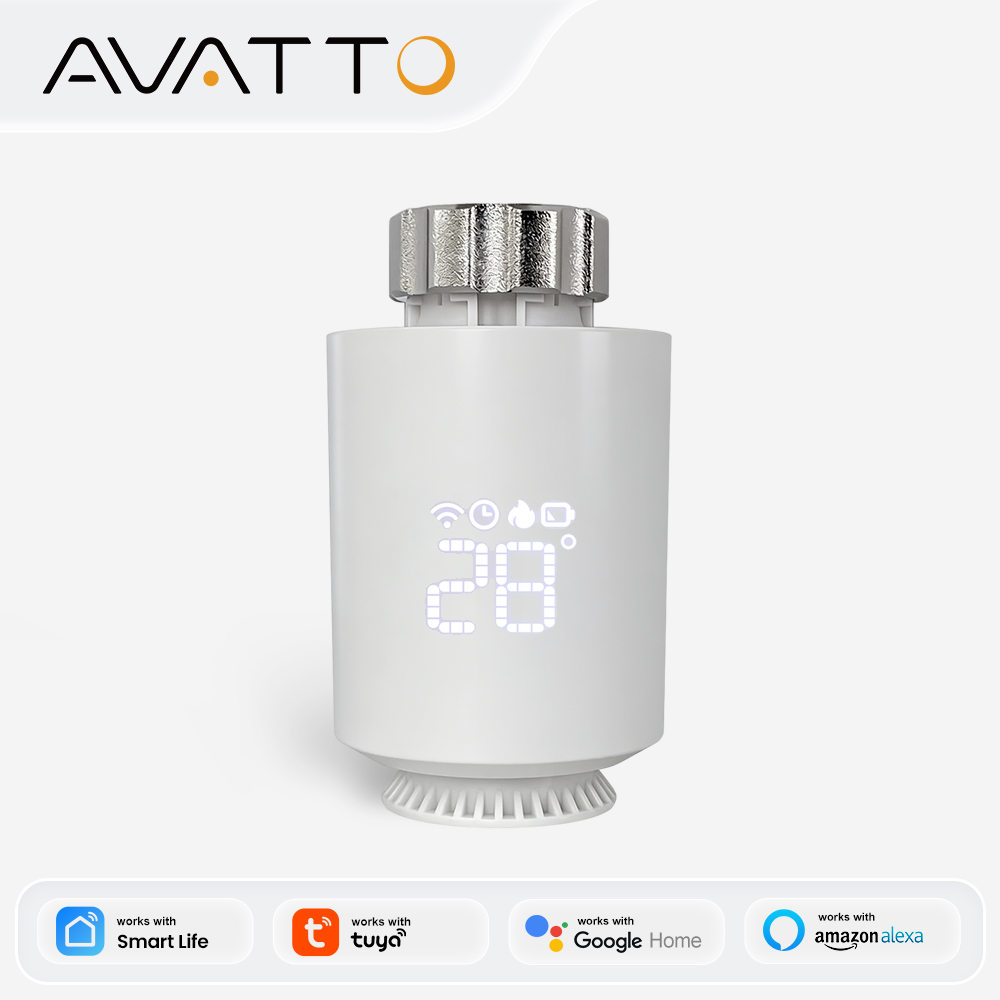 Smart Home Thermostat - AVATTO ZigBee3.0 Thermostat Radiator Actuator Smart