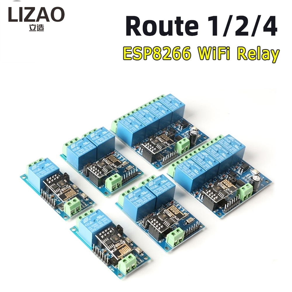 ESP8266 ESP-01 WiFi Relay Modu - đánh giá và giá Smart Home Model Project