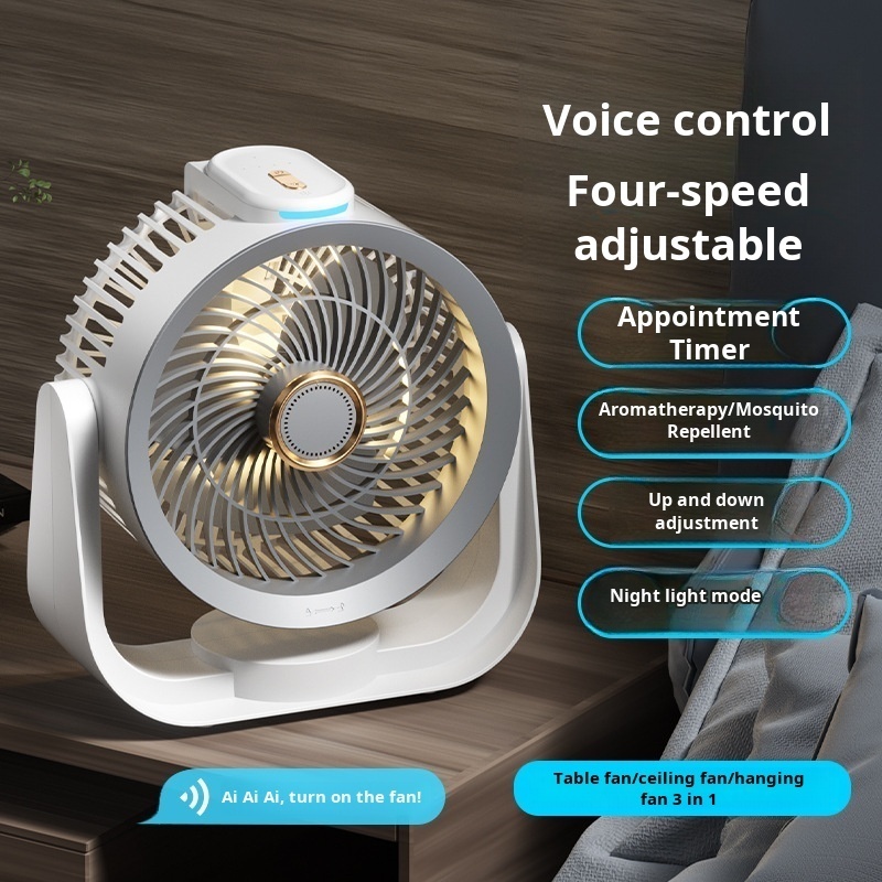 Smart Desk Fan Voice Activated - đánh giá và giá Smart Night Light