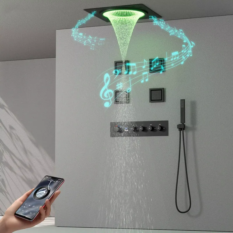 Smart LED Shower Set Bathroom  - đánh giá và giá Smart Home System