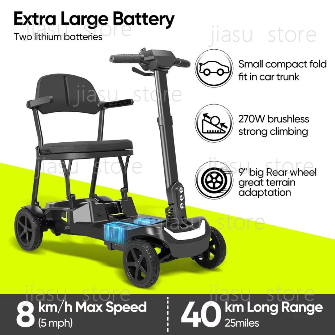 Foldable Smart Electric Mobili - đánh giá và giá Smart Elderly Home