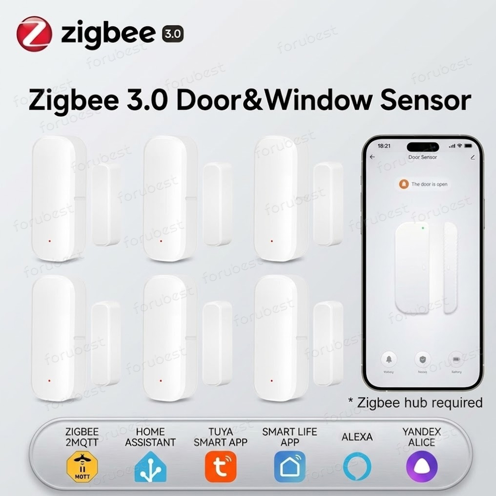 Zigbee 3.0 Door Window Sensor  - đánh giá và giá Smart Home Website
