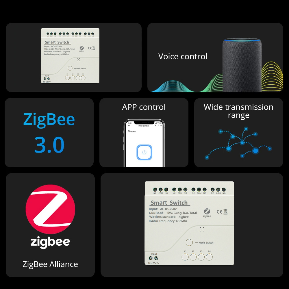 Zigbee Relay Breaker 7-32V 85- - đánh giá và giá Smart Home Wifi Hub