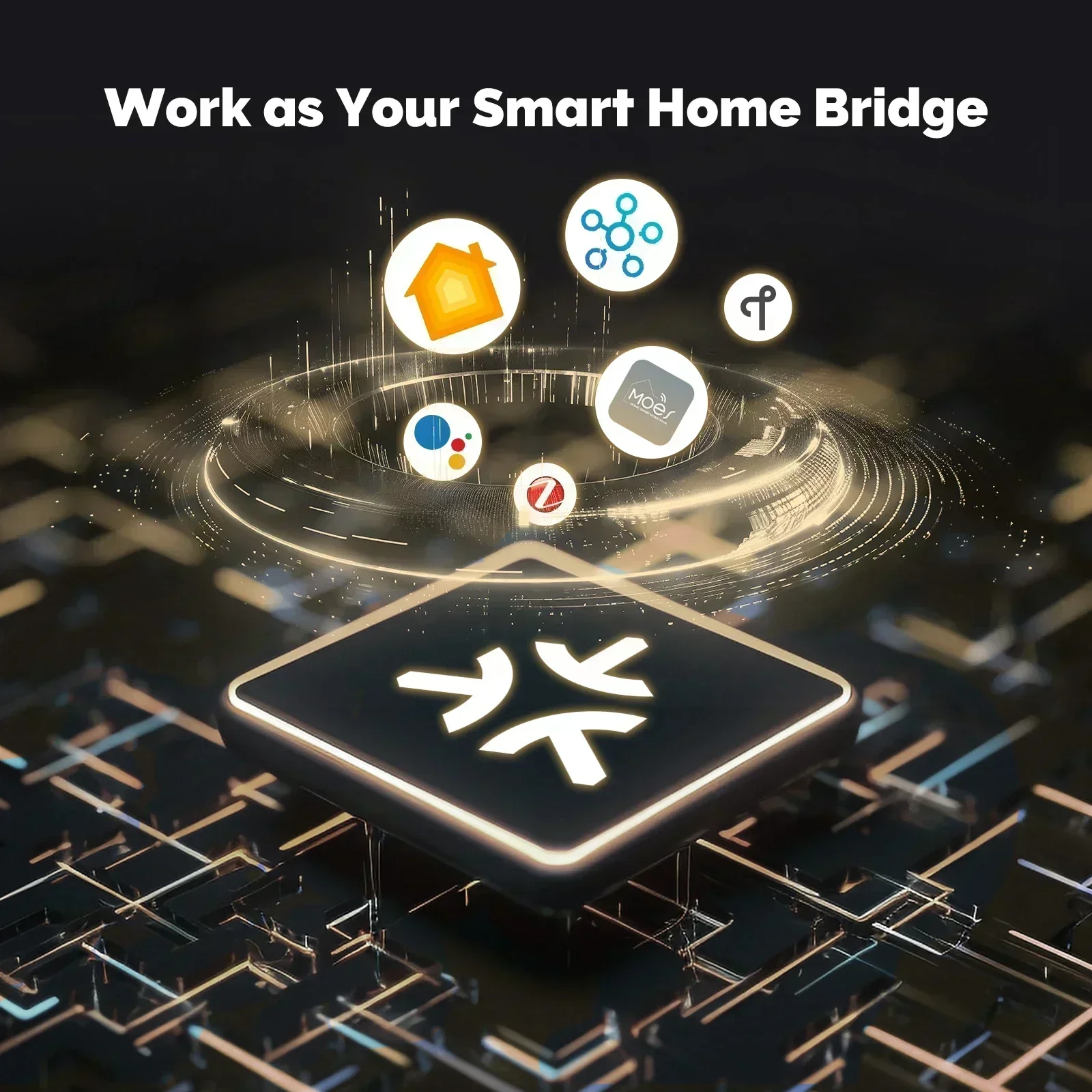 MOES Tuya Zigbee Matter Thread - đánh giá và giá Smart Home Hub Matter