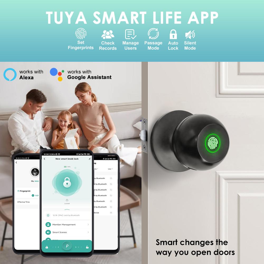 Tuya Electronic Door Lock Smar - đánh giá và giá Smart Home Website