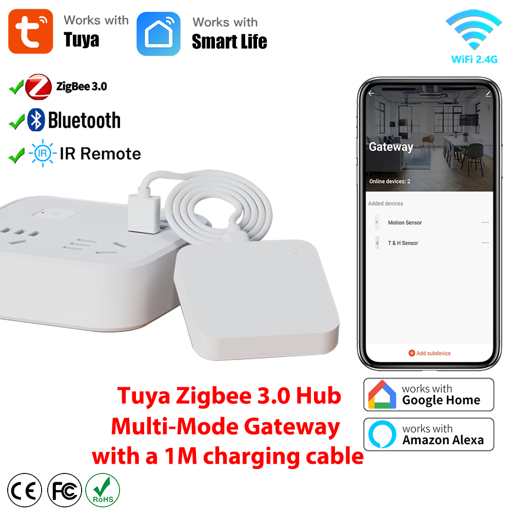 Tuya Zigbee Wireless Hub Bluet - đánh giá và giá Smart Home Wifi Hub