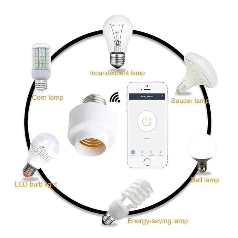 Tuya WIiFi BL E27 Socket Smart - đánh giá và giá Alexa Compatible Bulb