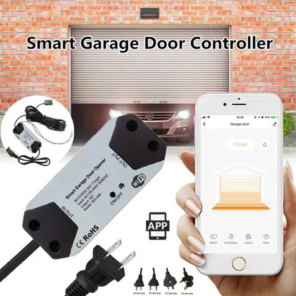 WiFi Switch Smart Garage Door  - đánh giá và giá Smart Home Hub Samsung