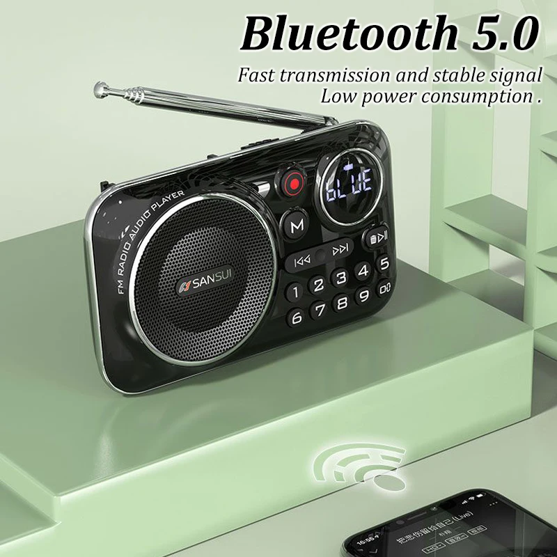 Portable Bluetooth 5 0 Radio S - đánh giá và giá Smart Elderly Home