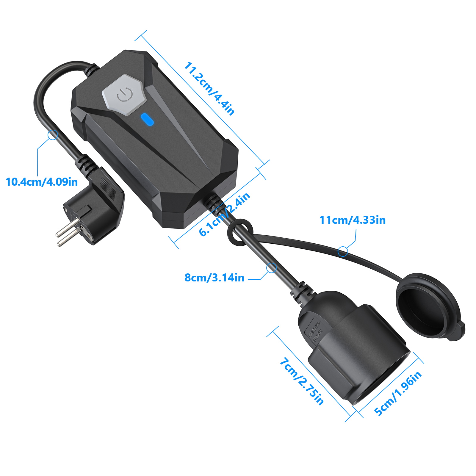 EU Plug WiFi Smart Dimmer Sock - đánh giá và giá Alexa Compatible Bulb
