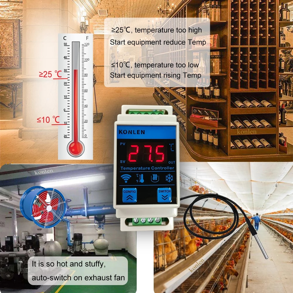 Tuya WIFI Temperature Sensor T - đánh giá và giá Smart Home Thermostat