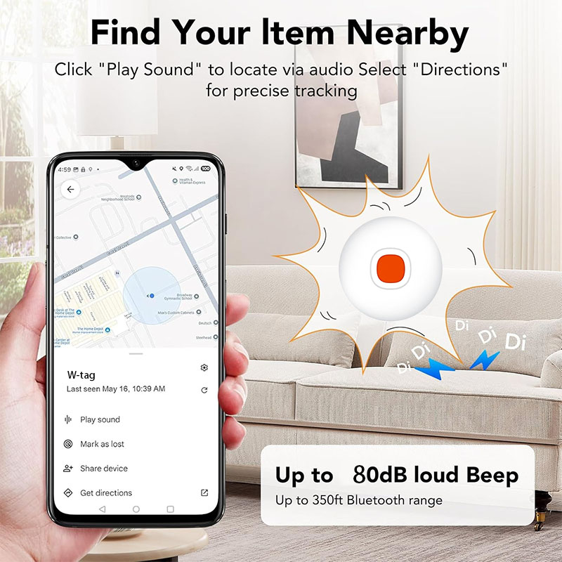 Wesolvet W-Tag Waterproof Smar - đánh giá và giá Smart Home Hub Samsung