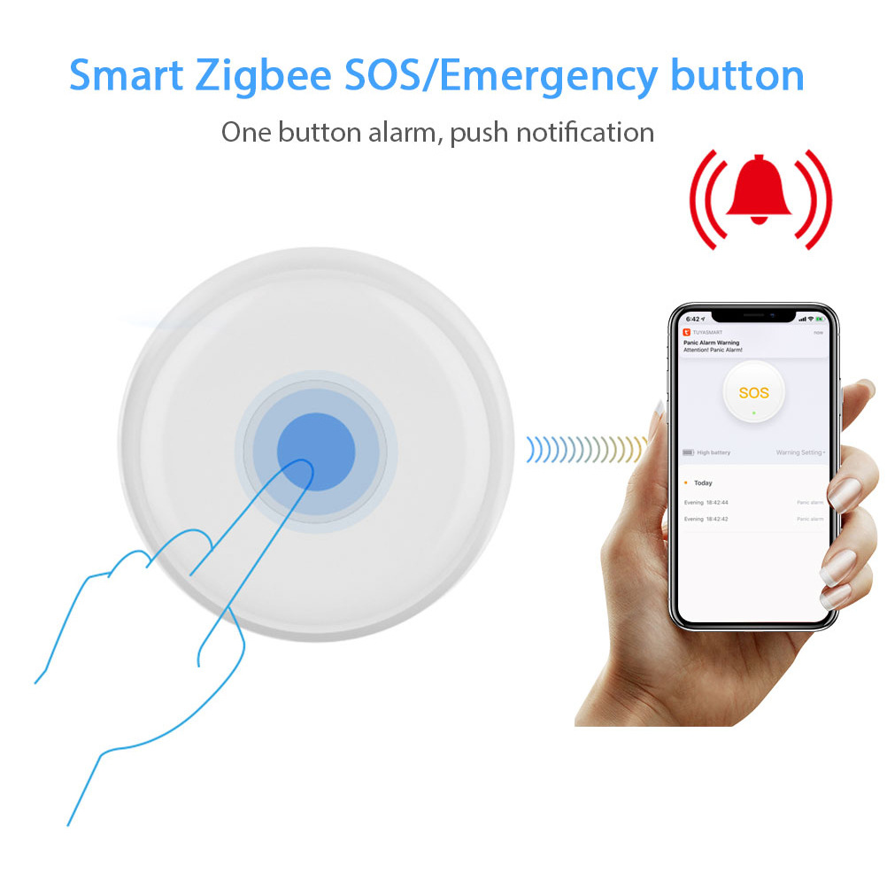 Wireless Panic Button Tuya Old - đánh giá và giá Smart Elderly Home