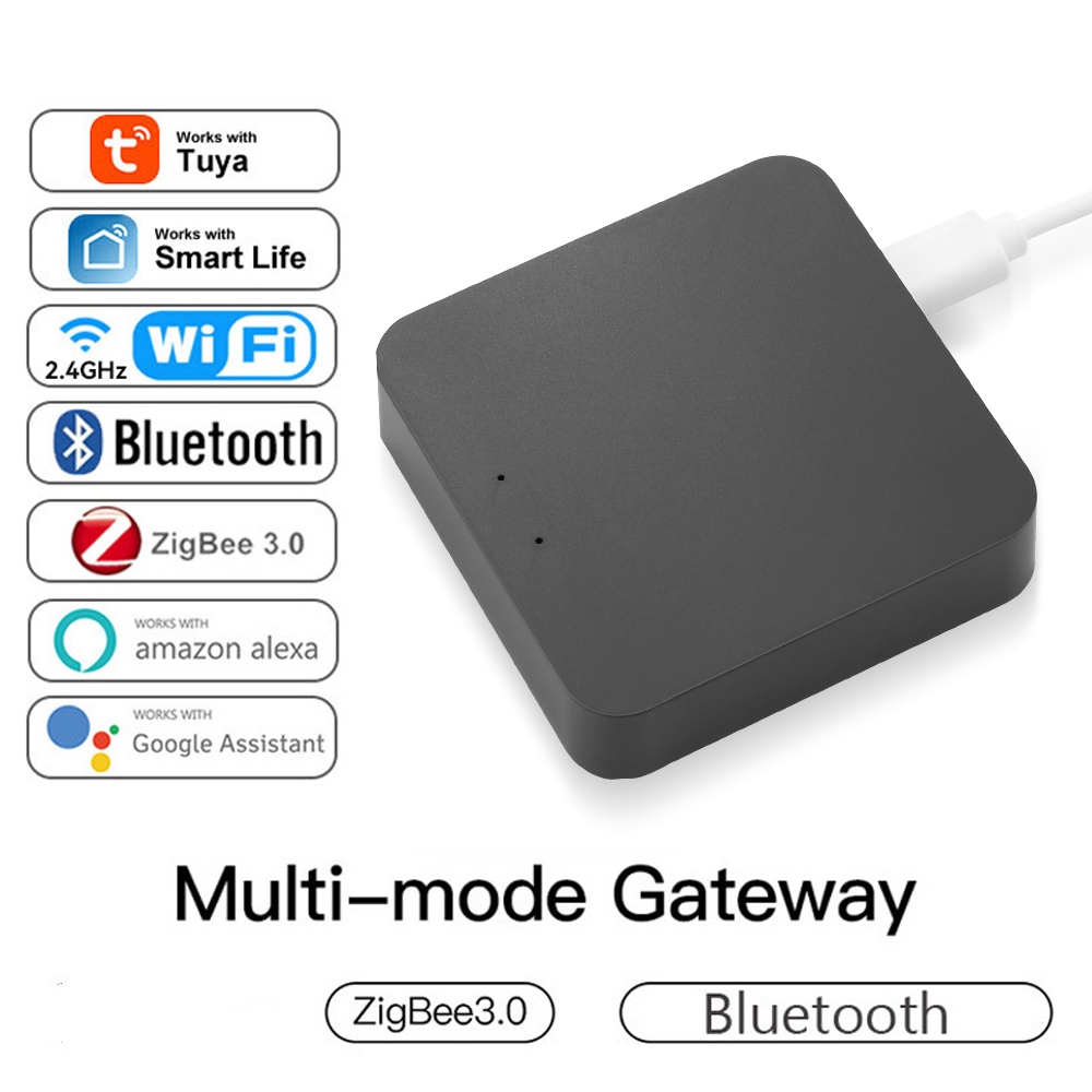 Tuya ZigBee Cửa Ngõ Cầu Thông  - đánh giá và giá Smart Home Hub Matter