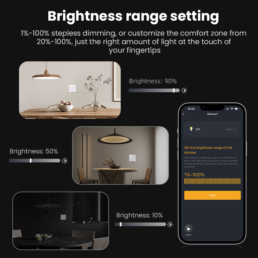 AVATTO WiFi 1/2 Gang Smart Dim - đánh giá và giá Smart Home Features