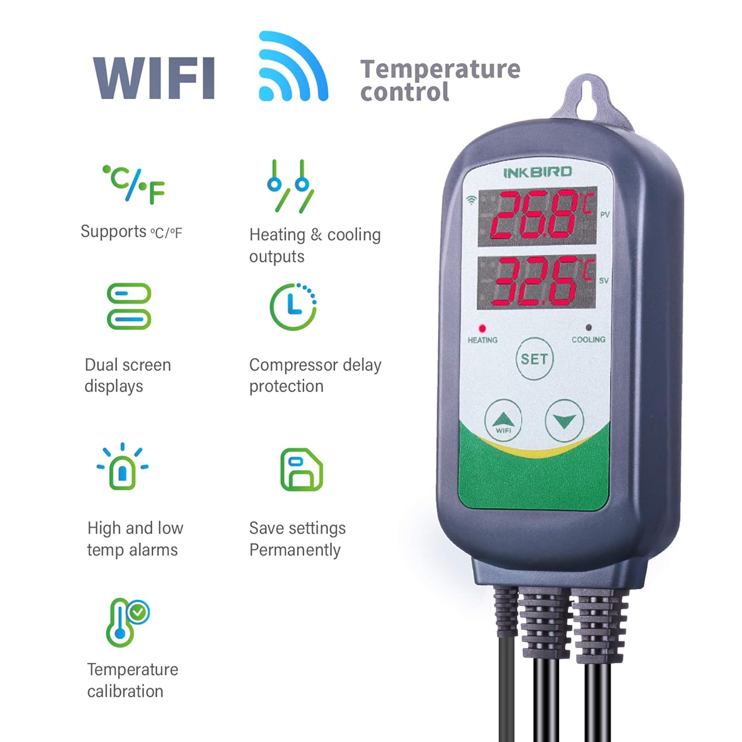 INKBIRD ITC-308-WiFi Digital T - đánh giá và giá Smart Home Thermostat