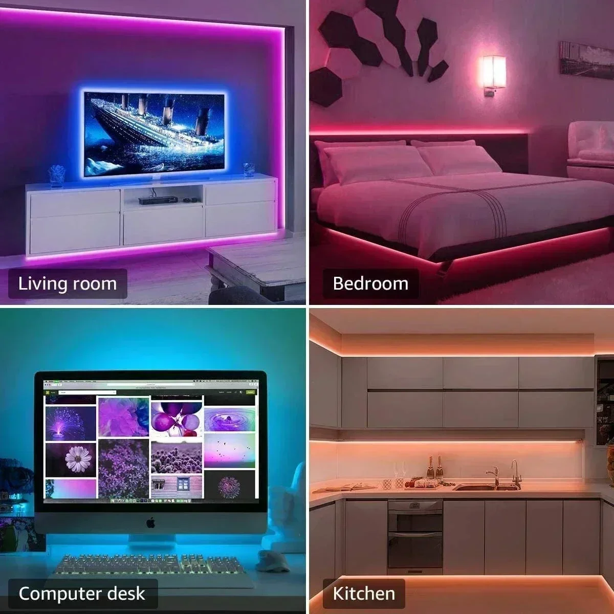 Smart RGB LED Gaming Light Str - đánh giá và giá Smart Night Light