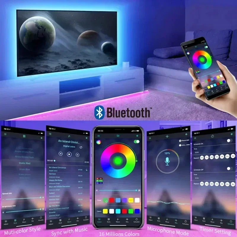 Smart RGB LED Gaming Light Str - đánh giá và giá Smart Night Light