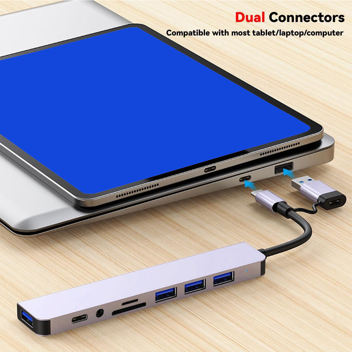 8 In 2 USB C Hub Expander Mult - đánh giá và giá Smart Home Hub 2