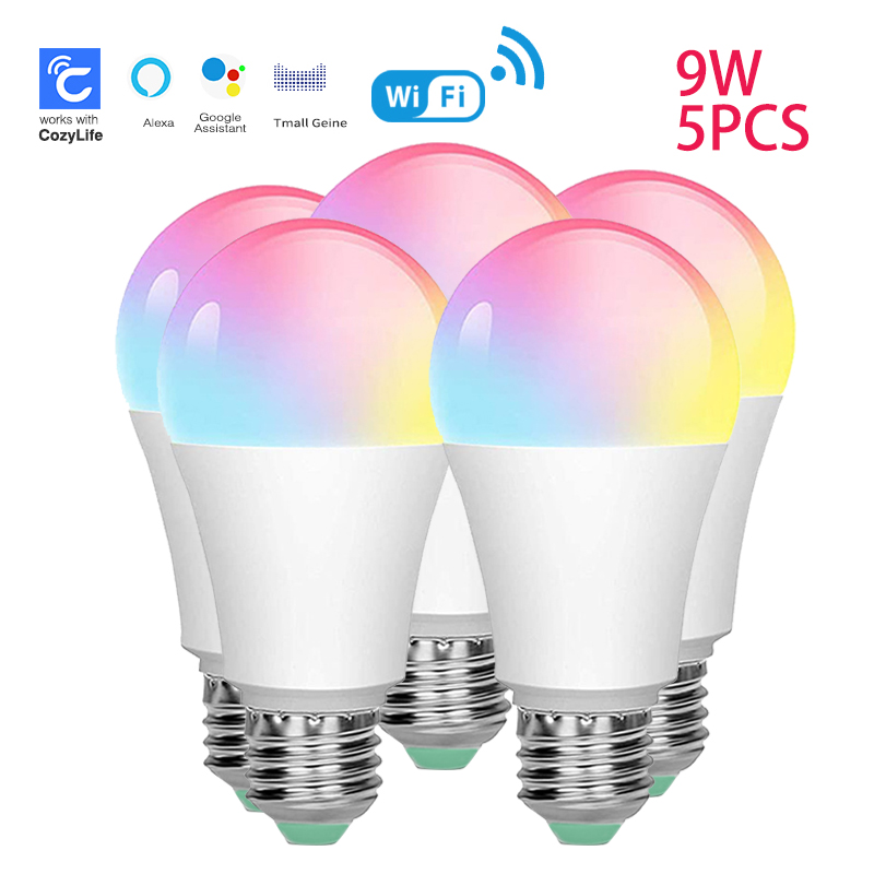 SIXWGH E27 Bulb WiFi 9W Smart  - đánh giá và giá Alexa Compatible Bulb
