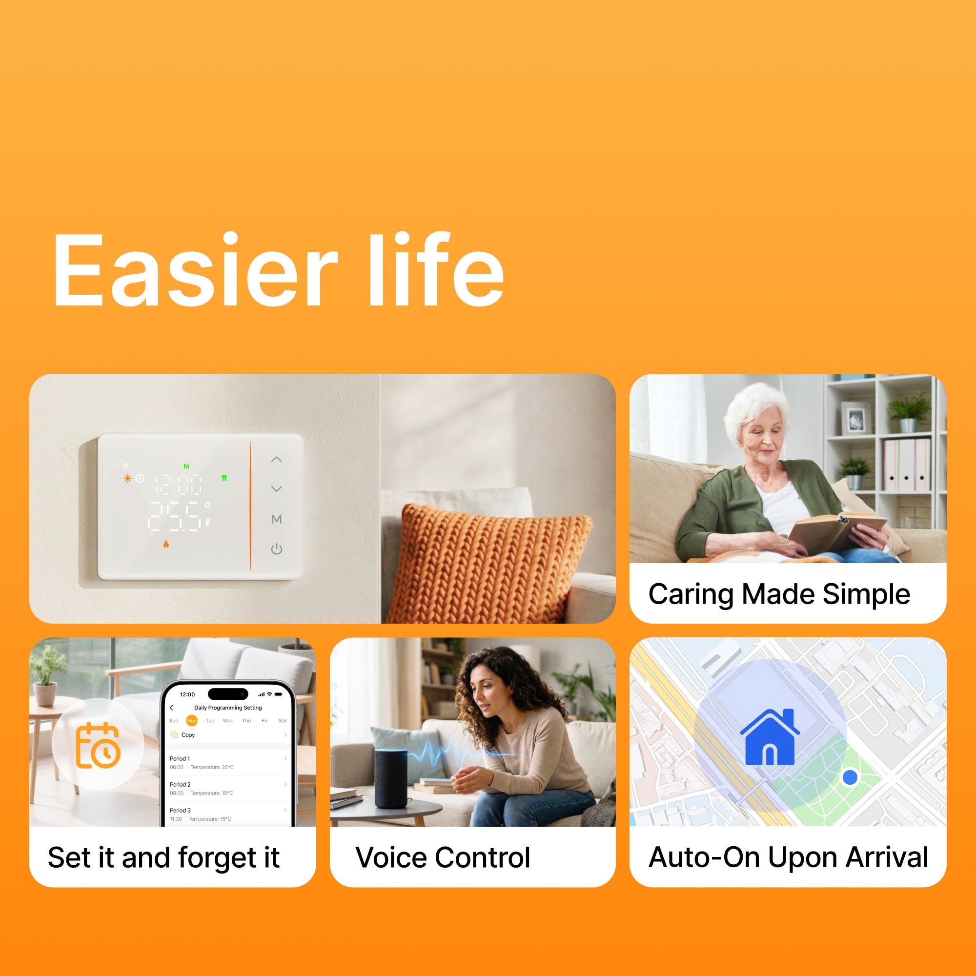 Tuya smart battery powered wif - đánh giá và giá Smart Home Thermostat