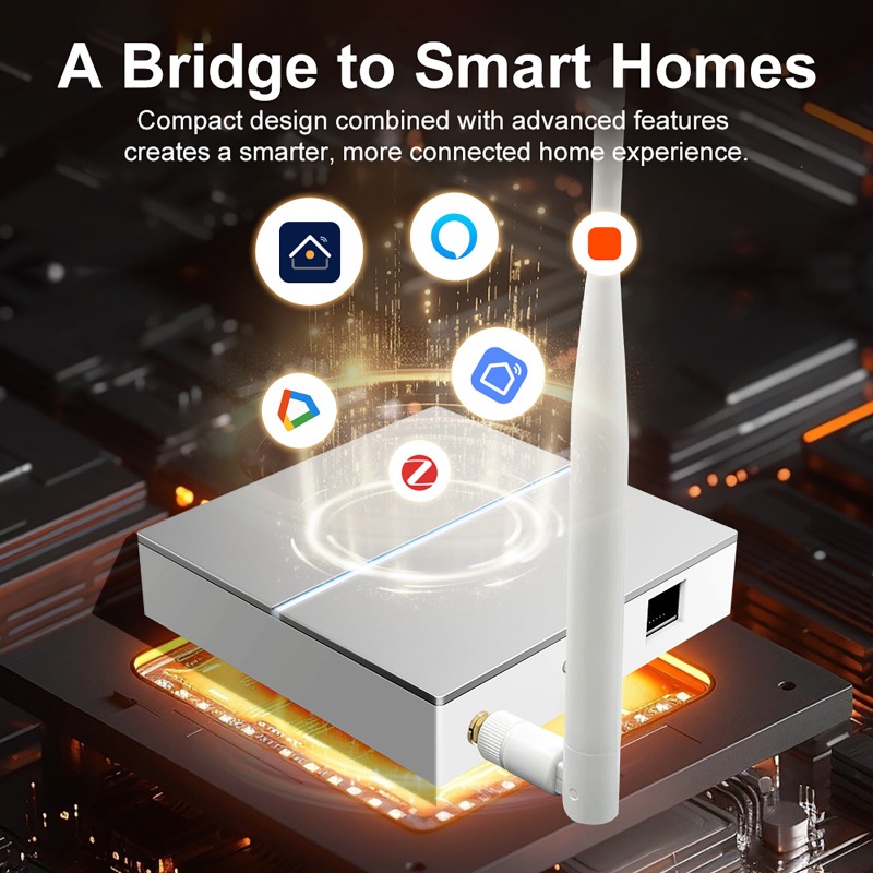 Tuya Zigbee 3.0 Smart Wired Ga - đánh giá và giá Smart Home Bridge