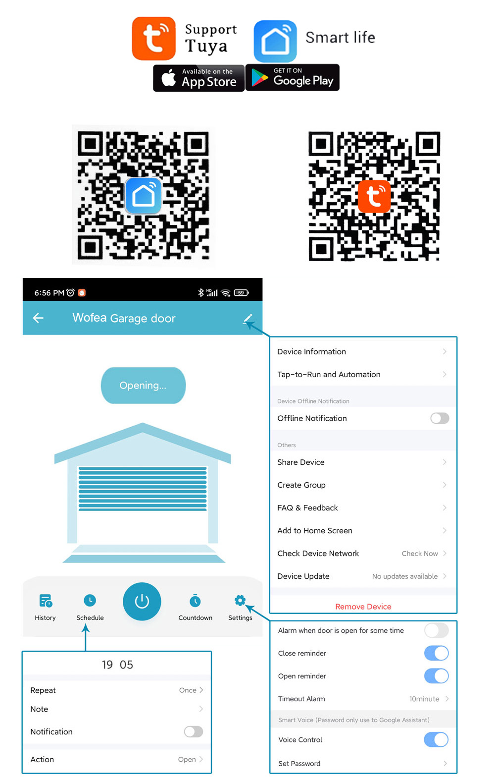 Wofea Tuya Smart WIFI 2.4G Gar - đánh giá và giá Smart Home Wifi Hub