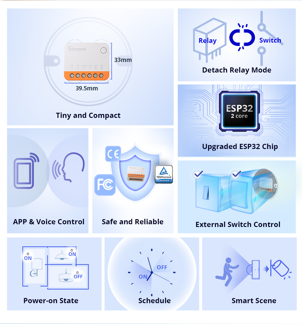 Sonoff Mini R4 Extreme Wifi Sm - đánh giá và giá Smart Home Bridge